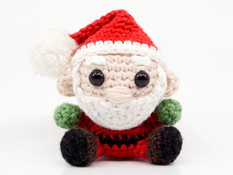 Amigurumi Mini Weihnachtsmann häkeln