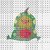 Monster cross stitch pattern