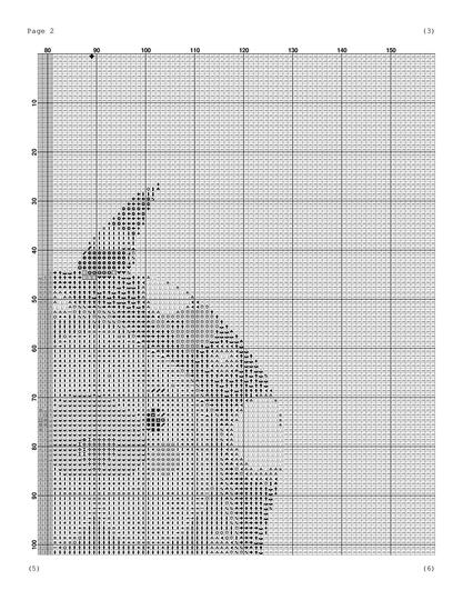 Monster cross stitch pattern