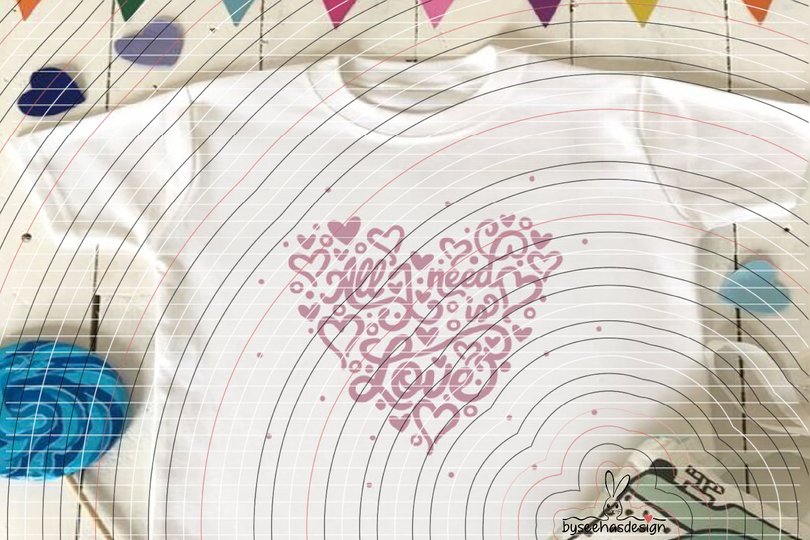 All I need is Love Plotterdatei SVG DXF
