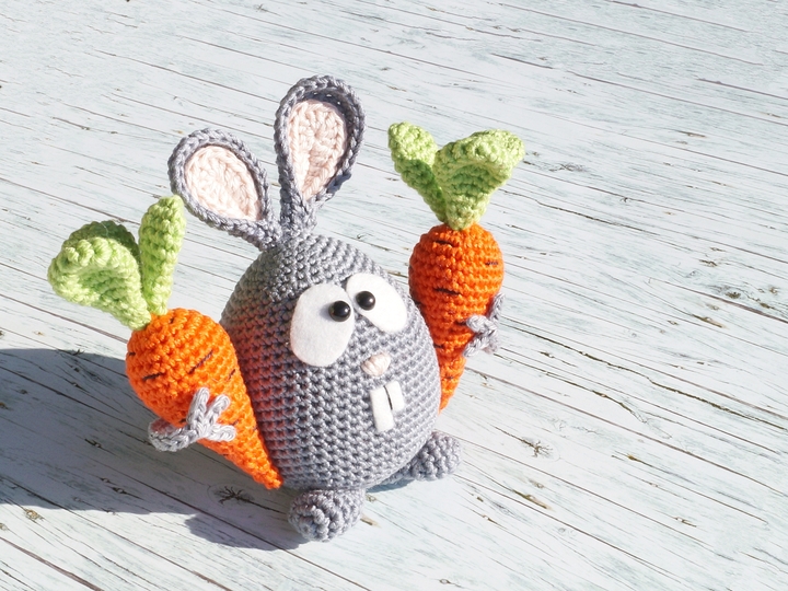 Osterei Gieriges Häschen