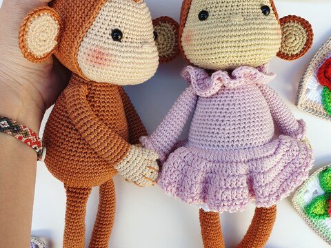 Häkelanleitung Äffchen Mago