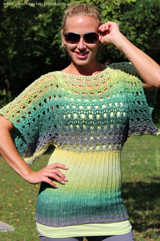 Strickanleitung für Damentop CLASSY #1 | 1-2-3 IDEEN #3 - Bild 7