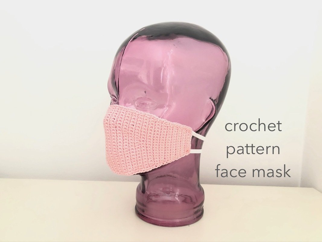 crochet pattern face mask - not a medical product