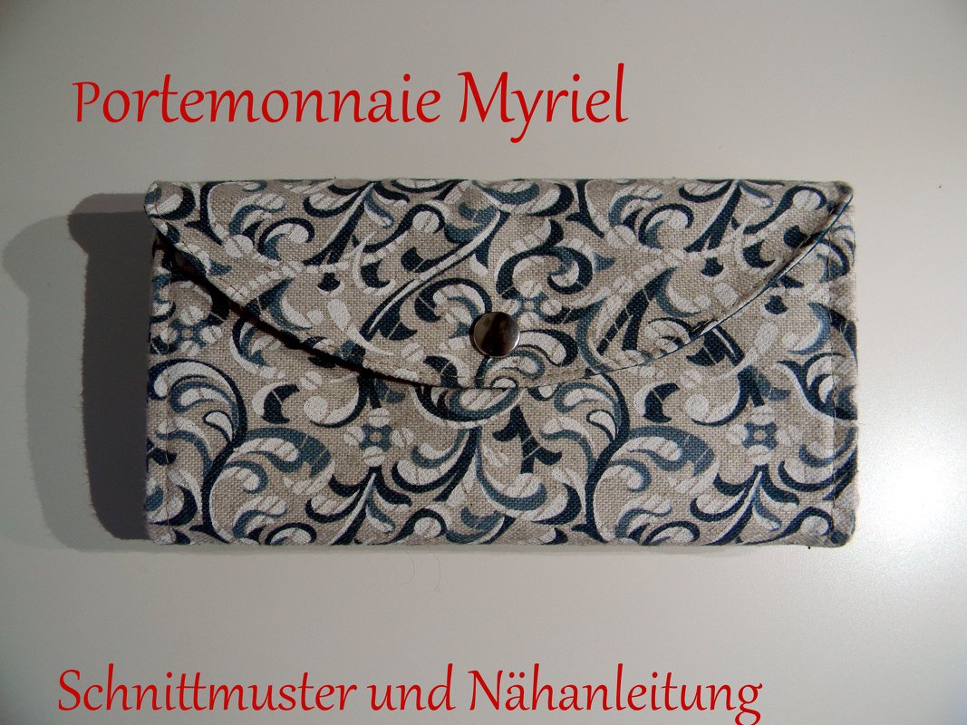 Portemonnaie Myriel Schnittmuster &amp; Nähanleitung