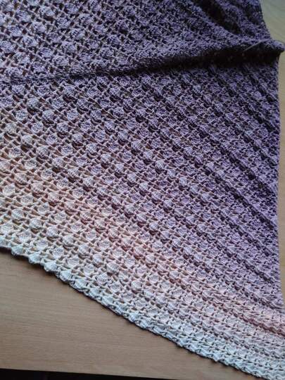 Tuch Holly häkeln Häkeltuch Dreieckstuch Schultertuch