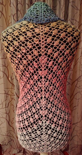 Tuch Holly häkeln Häkeltuch Dreieckstuch Schultertuch