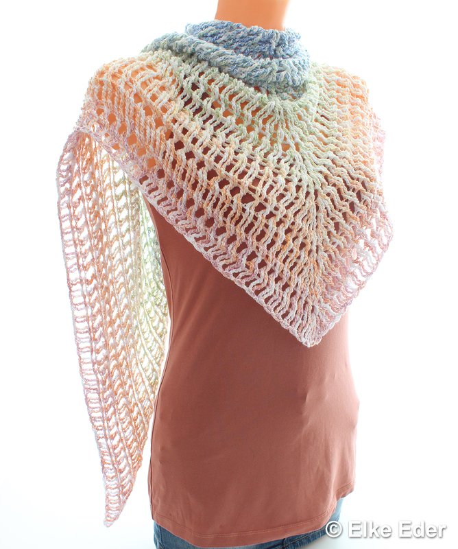 Dreieckstuch "Elaine" - Häkelanleitung für ein Wendetuch - Bild 17