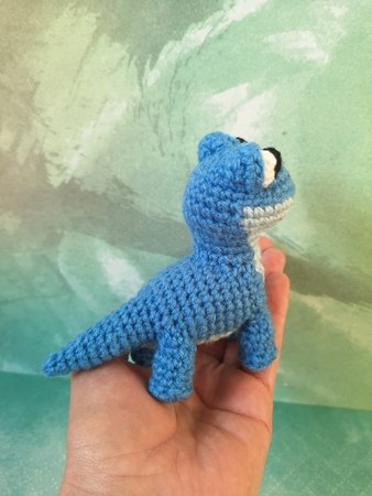 blue lizard - crochet pattern bei niggyarts