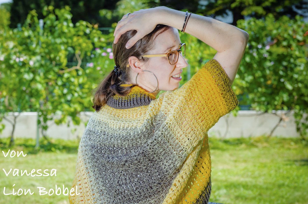 Anleitung: Seelenwärmer "Yellow Butterfly" - Alle Größen