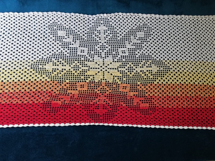 Stola / Tuch "Winterstern", Häkelanleitung