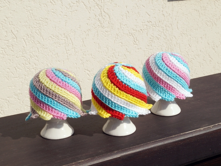 Eierwärmer Farbenwirbel