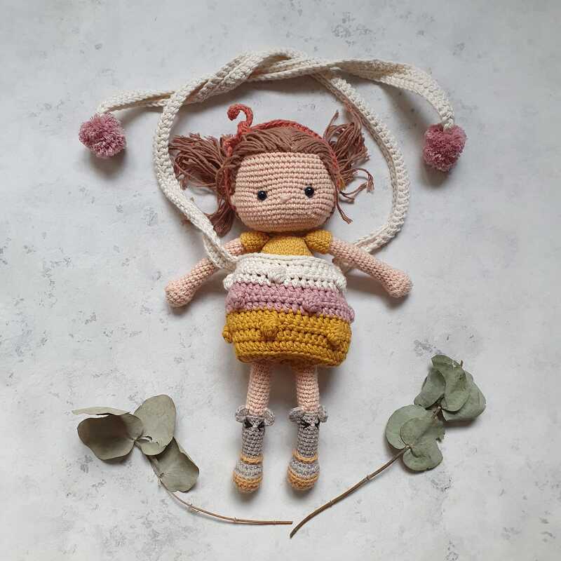 Puppentrage Tragetasche häkeln für Anfänger - Bild 2