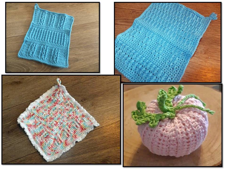 3 Topflappen und Deko-Kürbis - Bild 8