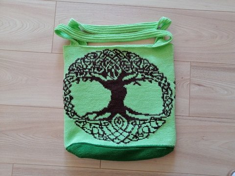 Häkelanleitung Shopper Lebensbaum