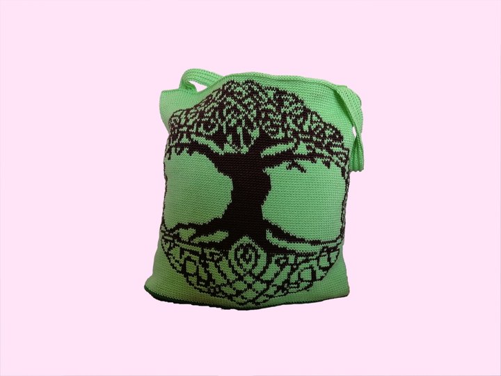 Häkelanleitung Shopper Lebensbaum