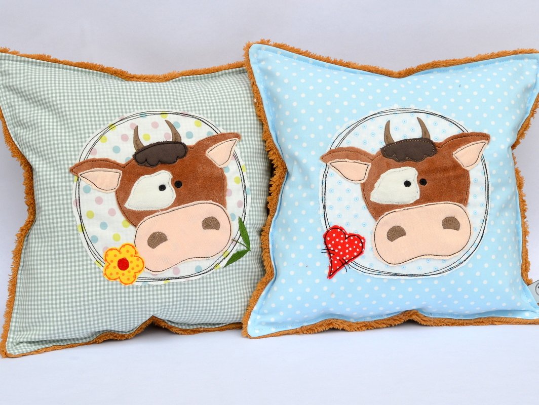 Stickdatei Kuh AnneLisa doodle 10x10cm