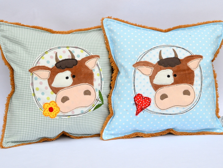 Stickdatei Kuh AnneLisa doodle 10x10cm