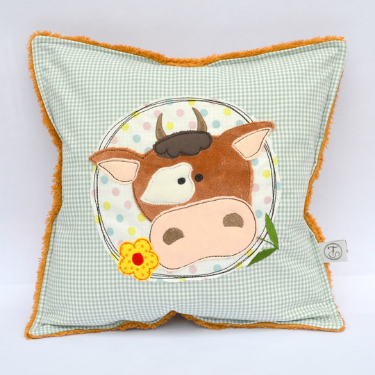 Stickdatei Kuh AnneLisa doodle 10x10cm