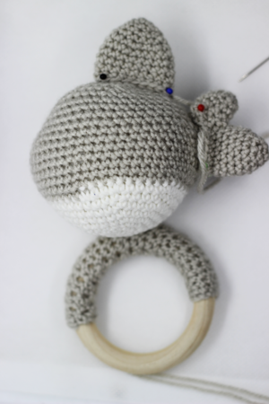 Crochet Pattern - Grasping Toy / Rattle Shark "Timothy"