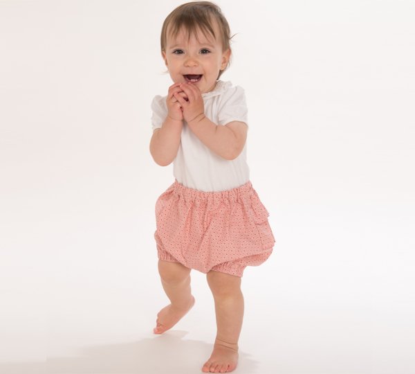 CLARA Baby Twinset – Kleid & Pumphose mit Rüschen – PDF Schnittmuster