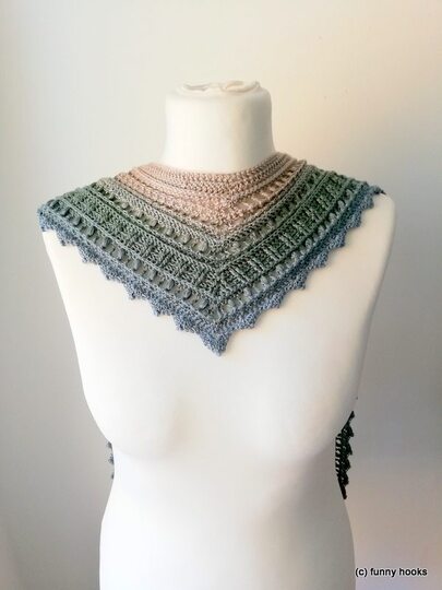 Knickie - der flotte Schal mit Knick