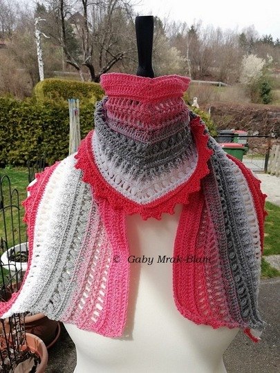 Knickie - der flotte Schal mit Knick