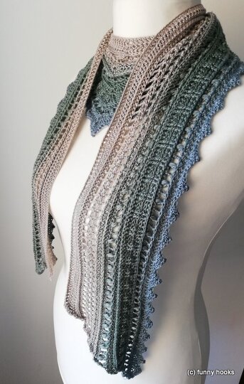 Knickie - der flotte Schal mit Knick