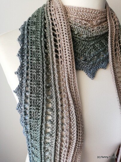 Knickie - der flotte Schal mit Knick