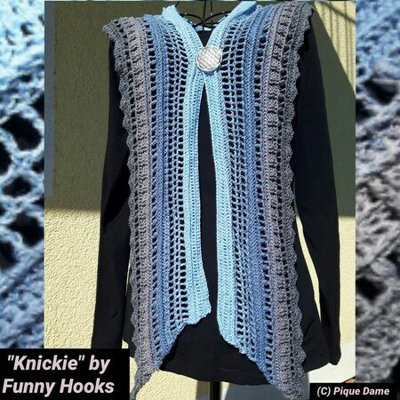 Knickie - der flotte Schal mit Knick