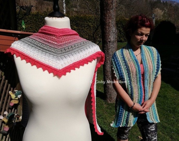 Knickie - der flotte Schal mit Knick