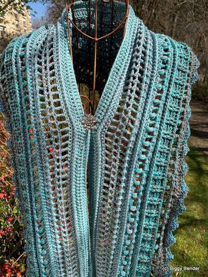 Knickie - der flotte Schal mit Knick