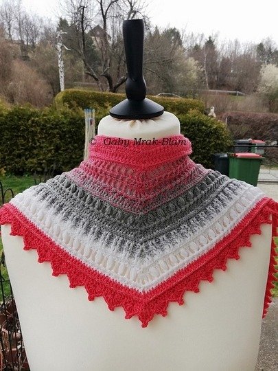 Knickie - der flotte Schal mit Knick