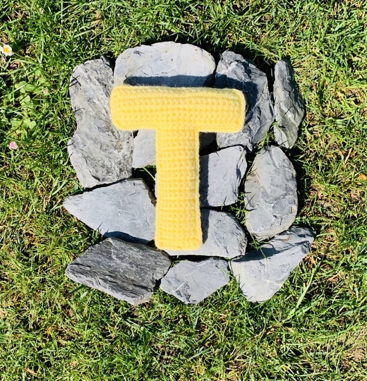 Buchstabe T Häkelanleitung