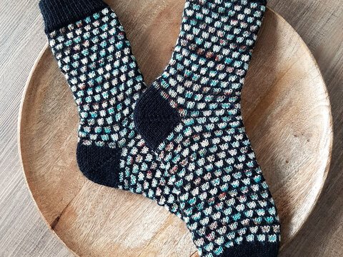 Kachelsocken - Sockenmusteranleitung