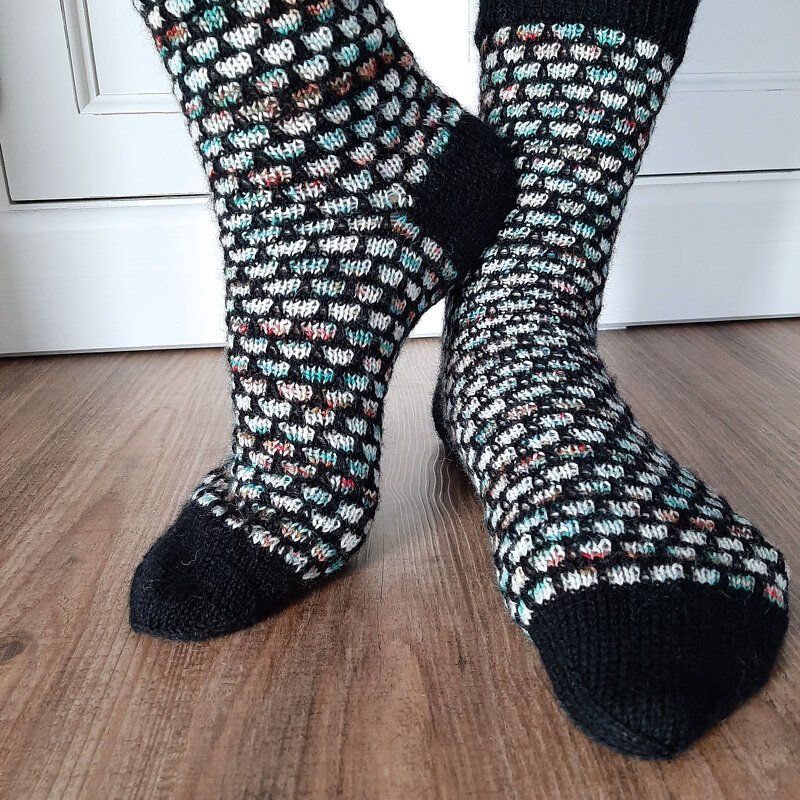Kachelsocken - Sockenmusteranleitung - Bild 2