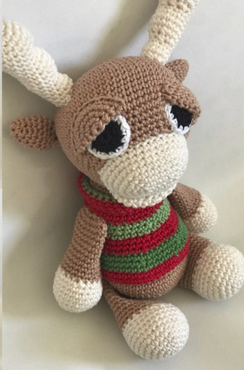Leif the little Moose crochet pattern