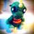 Xander the little dragon crochet pattern