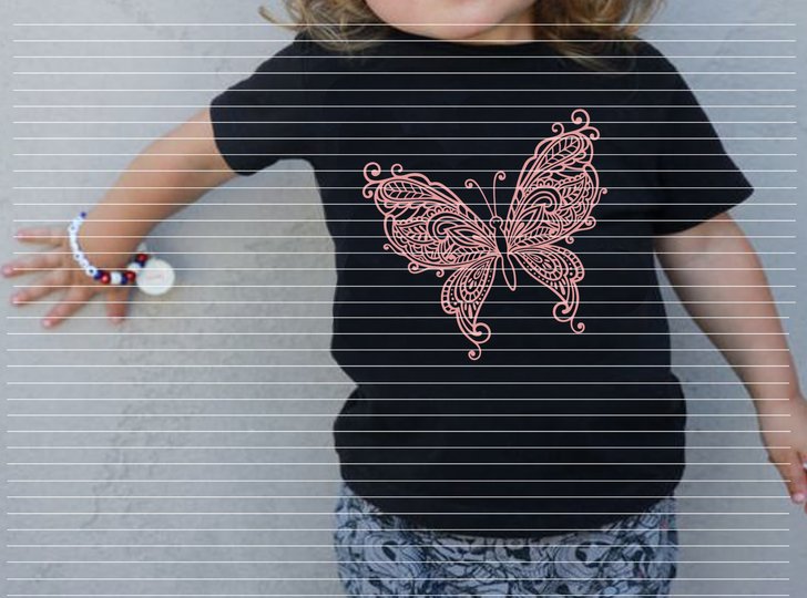 Ornament Schmetterling Plotterdatei SVG DXF