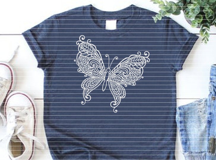 Ornament Schmetterling Plotterdatei SVG DXF
