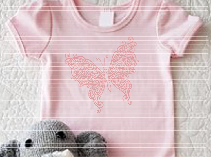 Ornament Schmetterling Plotterdatei SVG DXF FCM