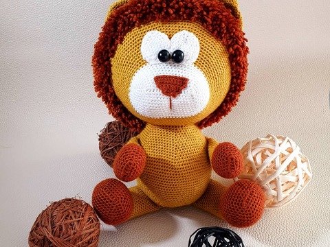 Häkelanleitung Löwe "Edgar"