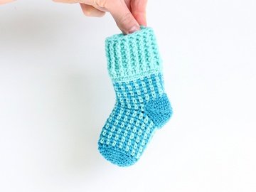 Baby & children's socks ‘Fresh’ (size 0 m. to 4 y., two or one colour)