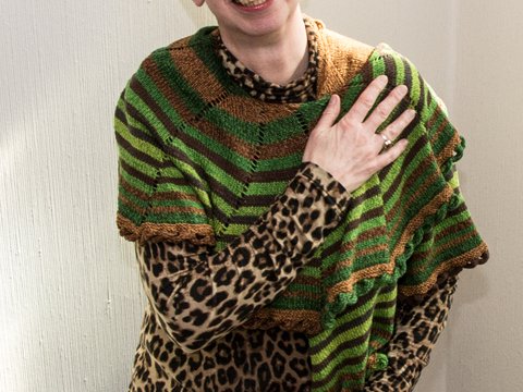 Schwungvoller Schal "Wirbelwind"