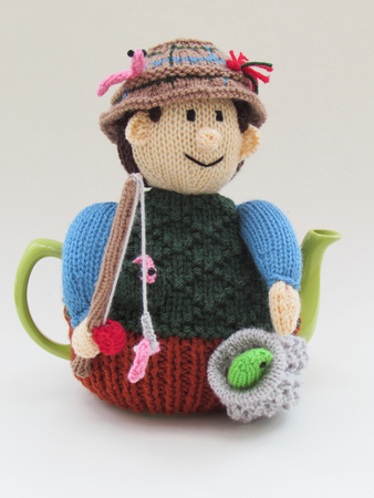 Gone Fishing Tea Cosy Knitting Pattern