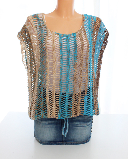 Top Tunic Shirt "Pocahontas" - Crochet Pattern