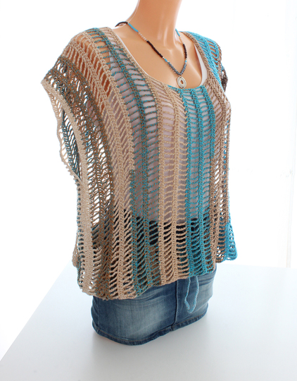 Top Tunic Shirt "Pocahontas" - Crochet Pattern