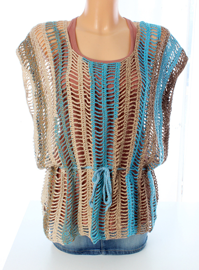 Top Tunic Shirt "Pocahontas" - Crochet Pattern