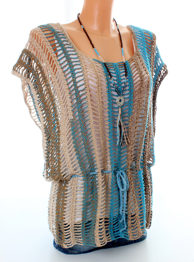 Top Tunic Shirt "Pocahontas" - Crochet Pattern