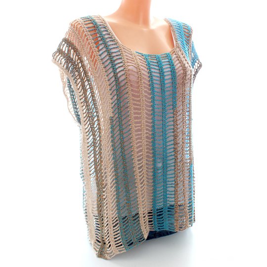 Top Tunika Shirt "Pocahontas" - Häkelanleitung